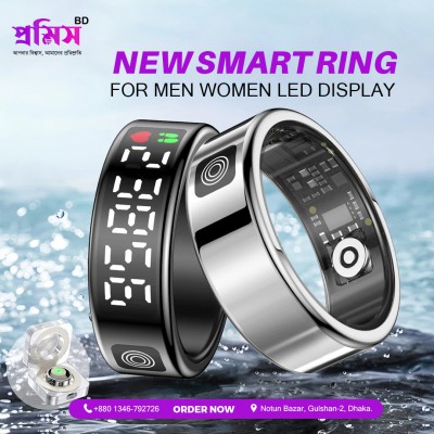 Unisex LED Smart Ring – Stylish Digital Display for Men & Women