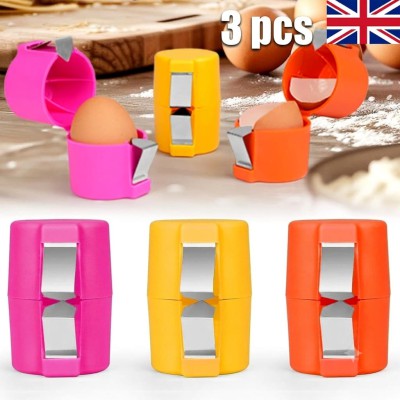 3 pcs Egg Cracker Tool Egg Breaker Manual Shell Separator Opener Kitchen Tools For Egg